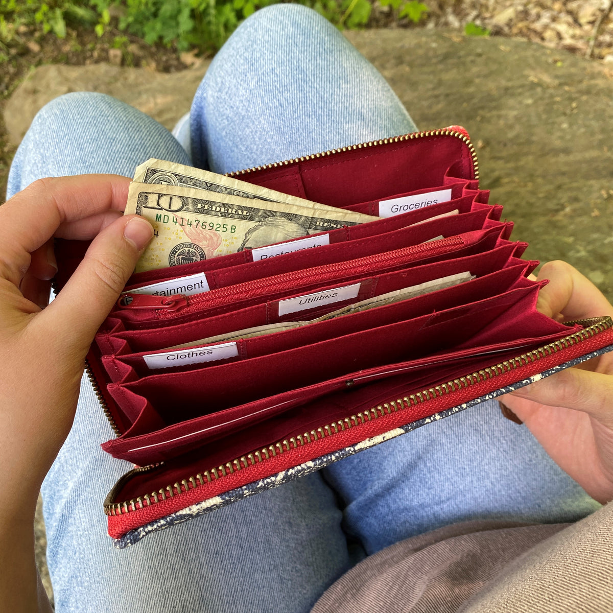 Bella Taylor RFID Wristlet Cash System Wallet for Cash - Import It All