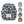 Load image into Gallery viewer, Dotted Daisy Navy Lunch Tote
