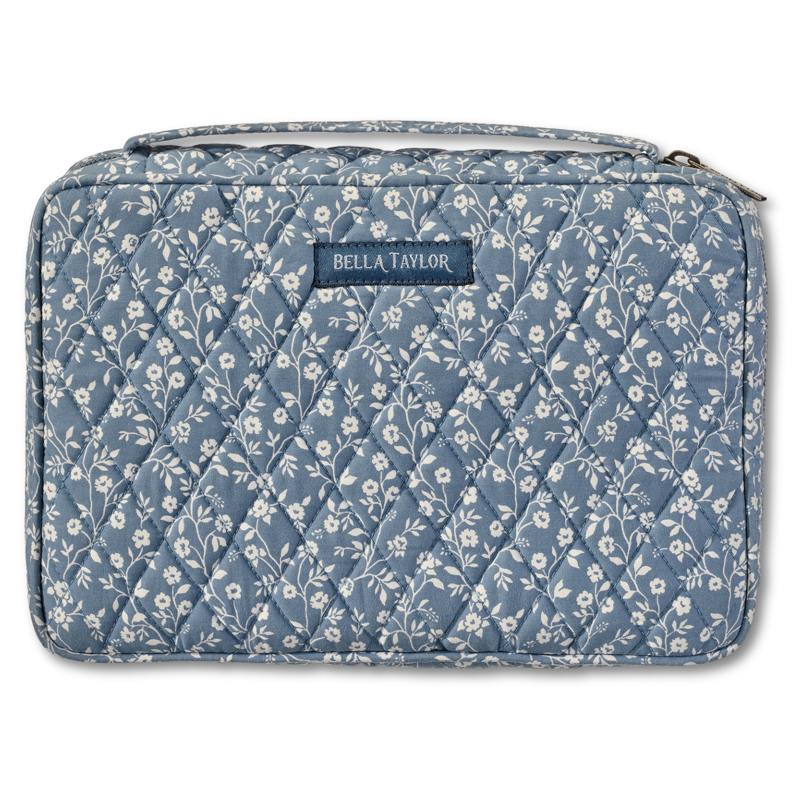 Heritage Blue Floral Small Bible Cover Bella Taylor