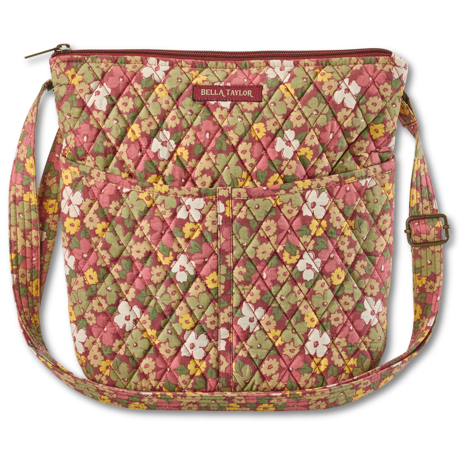 Bella Taylor Hipster Crossbody Purse For Women - Medium Patchwork Shoulder Bag With 6 Pockets