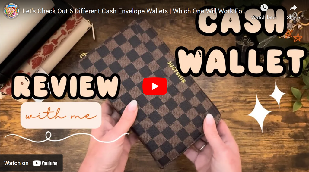 2 Sister Bees:  Let's Check Out 6 Different Cash Envelope Wallets | Which One Will Work For You In 2024?