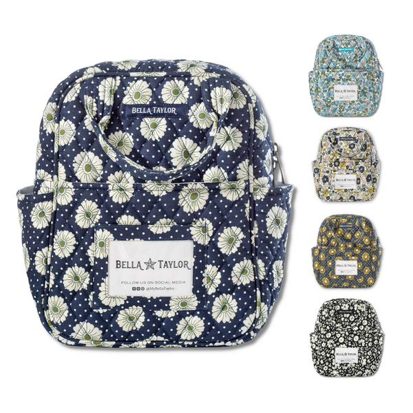 DEAL!  Dotted Daisy Navy Lunch Tote