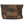 Small Tote front view featuring quilted patchwork print, in chestnut, khaki, black with top zip closure, and 10 total pockets.