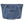 Small Tote front view featuring quilted floral print, in dusty blue, cobalt, & navy, with top zip closure, and 10 total pockets.