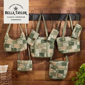 Heirloom Rose Patchwork RFID Wrist Strap Wallet