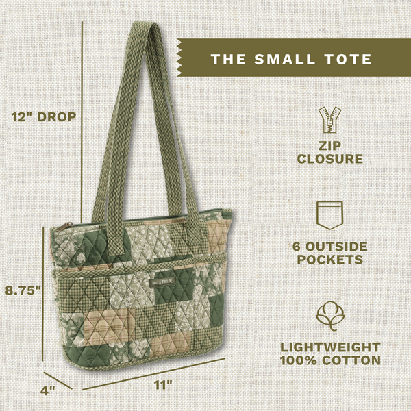 Heirloom Rose Patchwork Small Tote