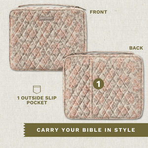 Cameo Rose Bible Cover