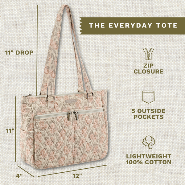 Cameo Rose Everyday Tote