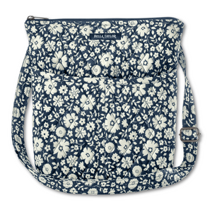 Bicolor Floral Navy Hipster