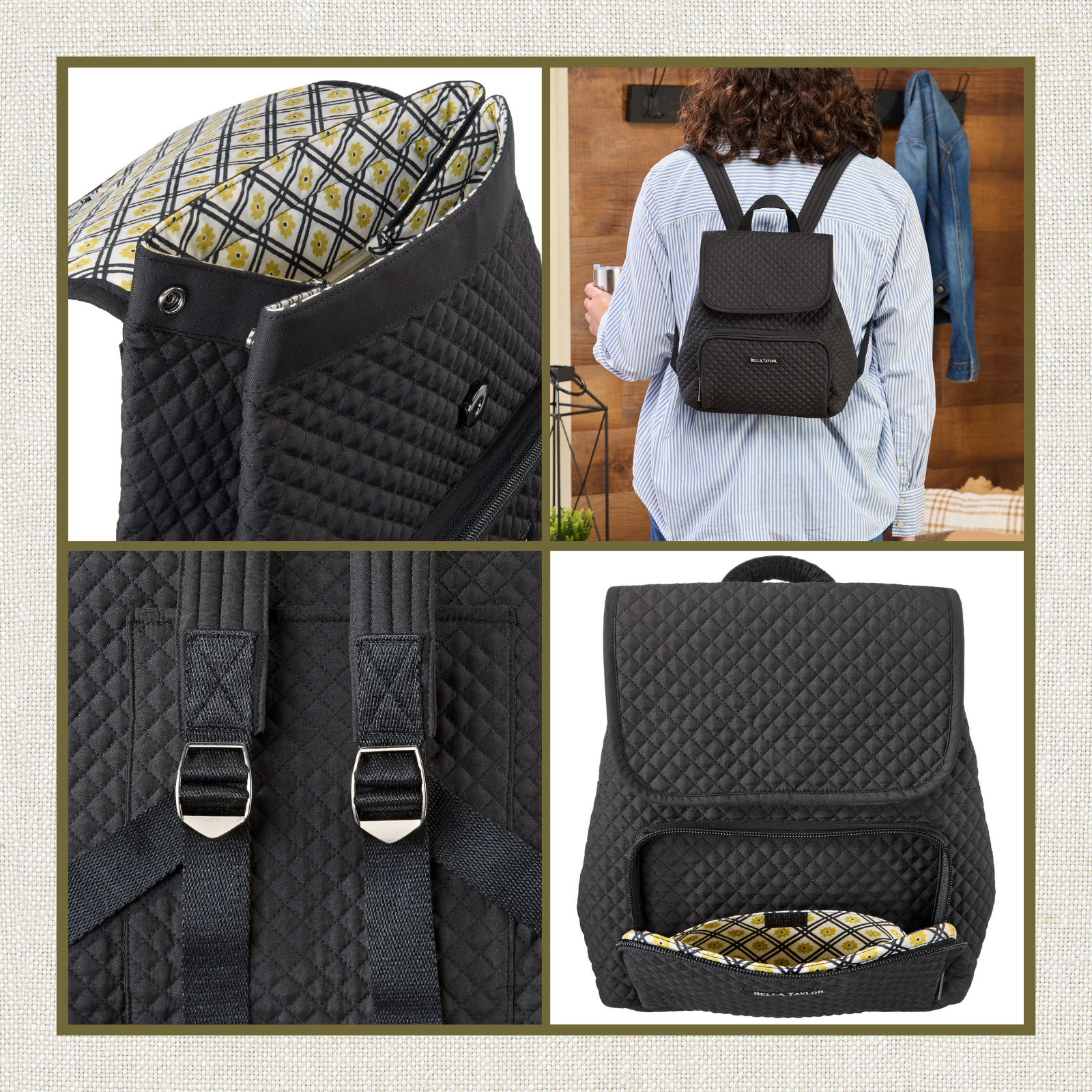 belk mini backpacks Solid Black Mini Backpack