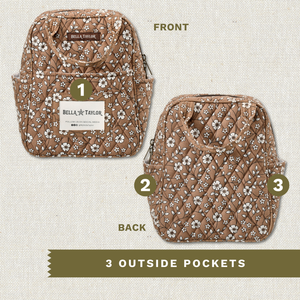 Vintage Vine Brown Lunch Tote