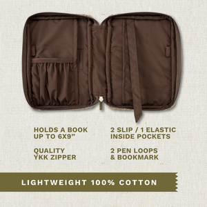 Vintage Vine Brown Small Bible Cover