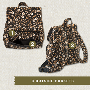 Vintage Vine Midnight Mini Backpack