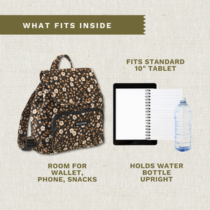 Vintage Vine Midnight Mini Backpack