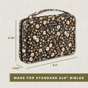 Vintage Vine Midnight Small Bible Cover