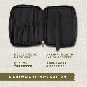 Vintage Vine Midnight Small Bible Cover