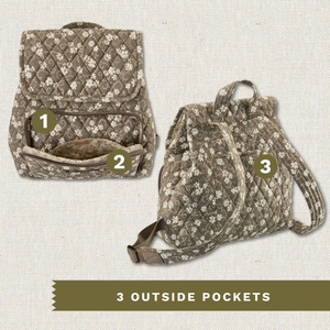 Woodland Floral Mini Backpack