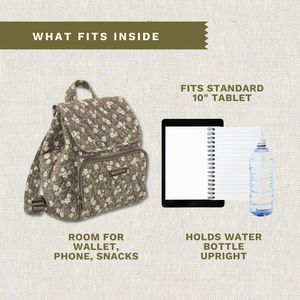 Woodland Floral Mini Backpack