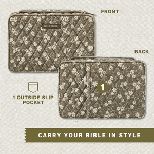 Woodland Floral Small Bible Cover