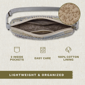 Khaki Patchwork Simple Crossbody