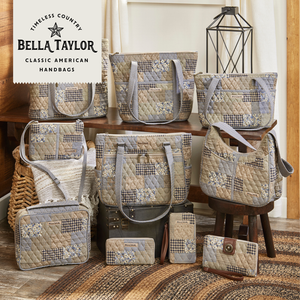 Khaki Patchwork Lunch Tote