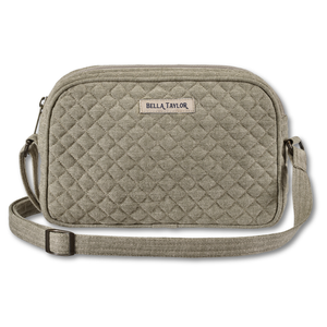 Khaki Chambray Simple Crossbody