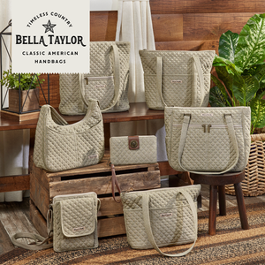 Khaki Chambray Simple Crossbody