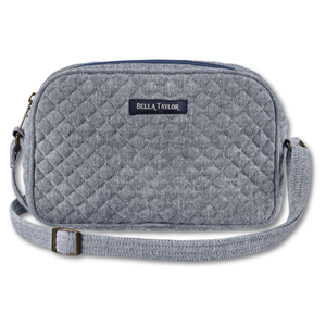 Blue Chambray Simple Crossbody