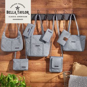 Blue Chambray Simple Crossbody