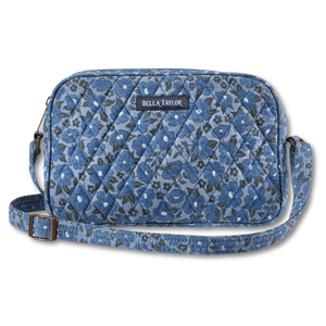 Navy Floral Simple Crossbody