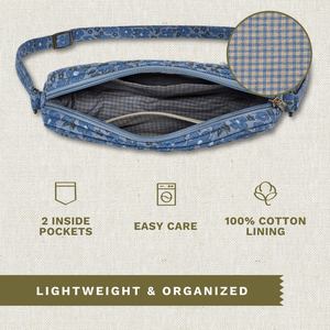 Navy Floral Simple Crossbody