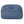 Cosmetic Pouch front view featuring quilted floral fabric in dusty blue, cobalt, & navy.