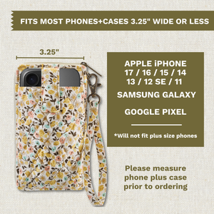 Prairie Meadow RFID Cell Phone Wristlet