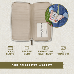 Prairie Meadow RFID Slim Card Wallet