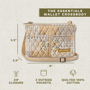 Prairie Meadow Patch Essentials Wallet Crossbody