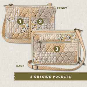 Prairie Meadow Patch Essentials Wallet Crossbody