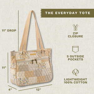 Prairie Meadow Patch Everyday Tote