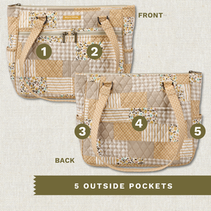 Prairie Meadow Patch Everyday Tote