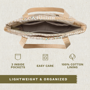 Prairie Meadow Patch Large Tote