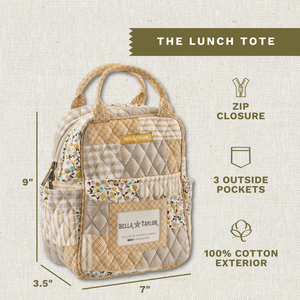 Prairie Meadow Patch Lunch Tote
