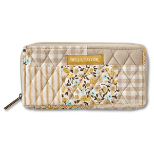 Prairie Meadow Patch RFID Slim Card Wallet