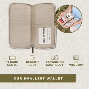 Prairie Meadow Patch RFID Slim Card Wallet