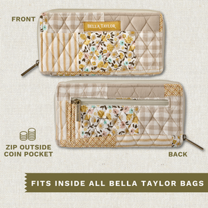 Prairie Meadow Patch RFID Slim Card Wallet