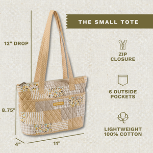 Prairie Meadow Patch Small Tote
