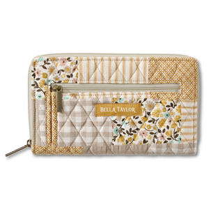 Prairie Meadow Patch RFID Wrist Strap Wallet