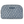 Cosmetic Pouch front view featuring quilted floral fabric in ivory & dusty blue.