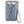 Cell Phone Wristlet featuring quilted floral fabric in ivory & dusty blue with outside cell phone pocket.