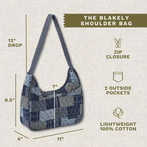 Heritage Blue Patch Blakely Shoulder Bag