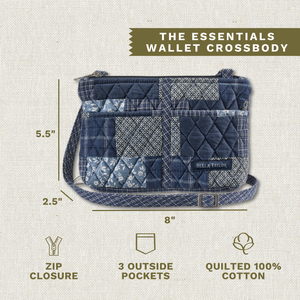 Heritage Blue Patch Essentials Wallet Crossbody