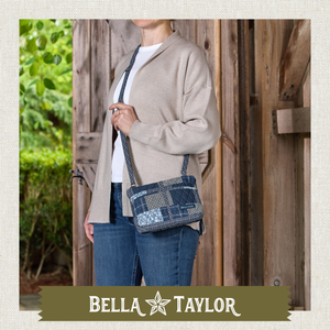 Heritage Blue Patch Essentials Wallet Crossbody